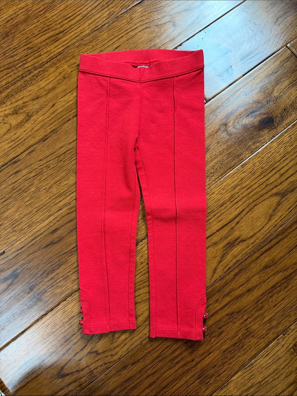 Navy Quilted Jacket, Red Leggings & Equestrain White Top Set - Picture 4 of 5